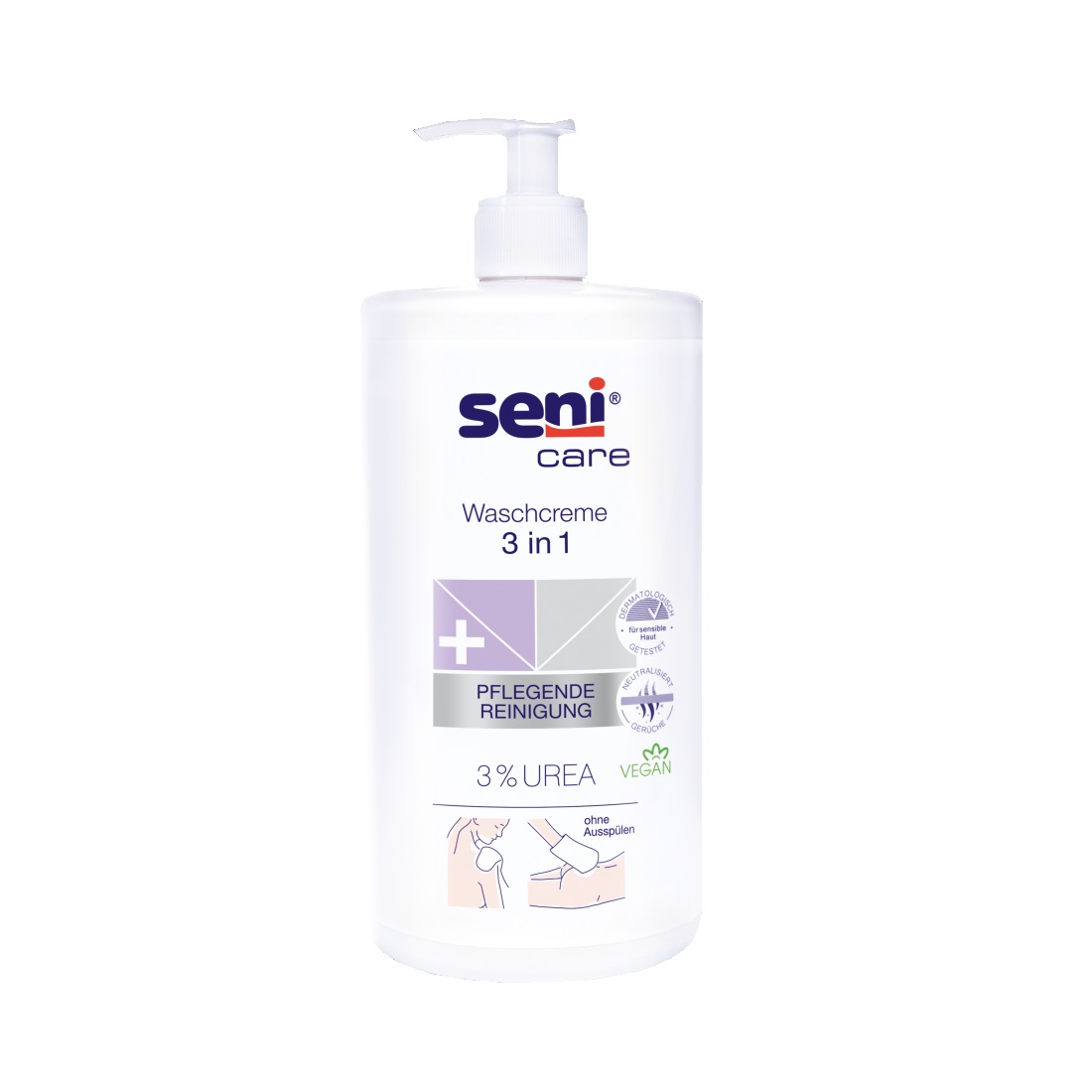 Seni Care Waschcreme 3 in 1, 3% Urea, 1000 ml_1.jpg